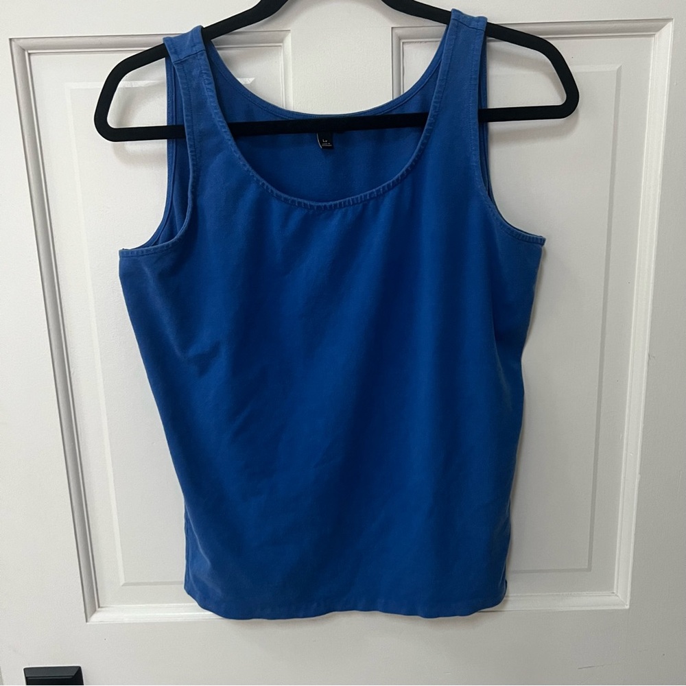 Talbots Cobalt Blue Tank Top - Large Petite - Preowned